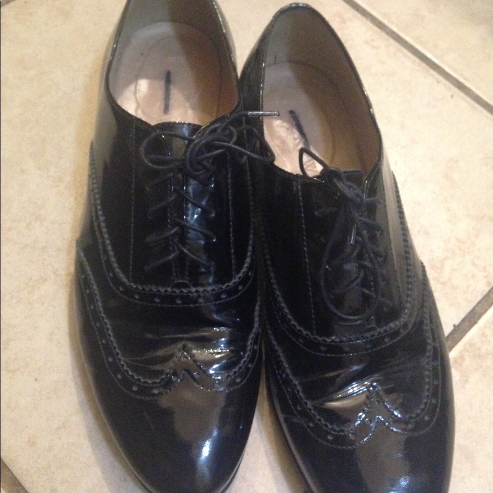 J.Crew black oxford, size 7!